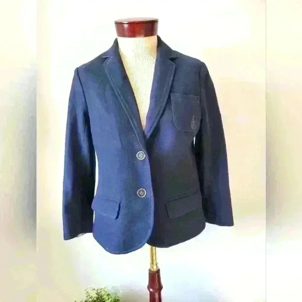 Abercrombie &  Fitch navy wool blazer size large.